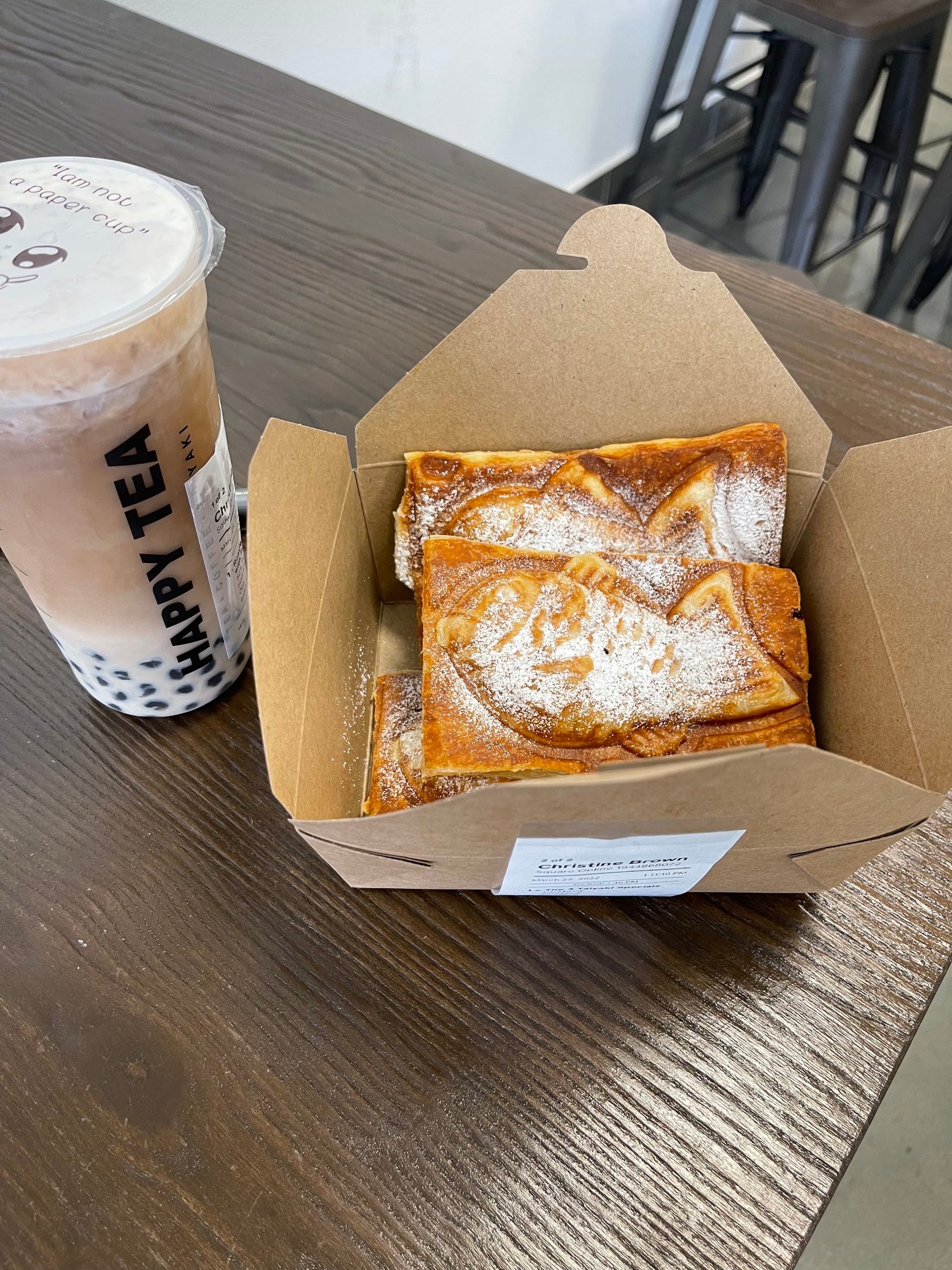Bites pair best with boba