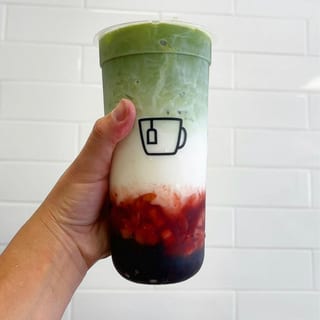 Strawberry Matcha Latte
