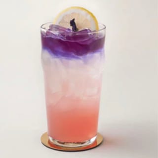 Strawberry butterfly lychee lemonade